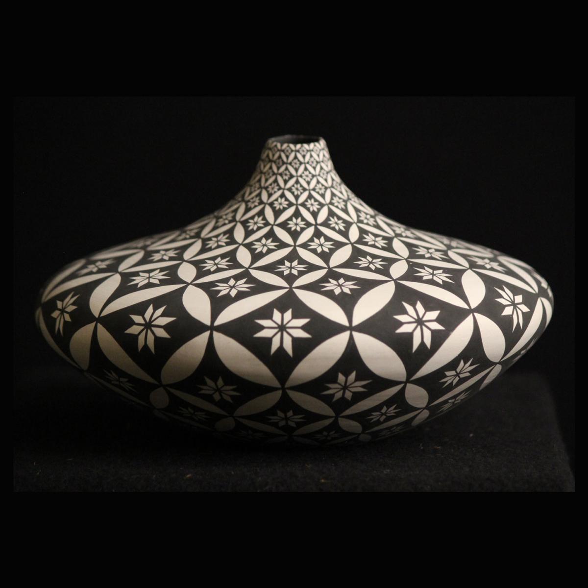 Acoma Op Art vase