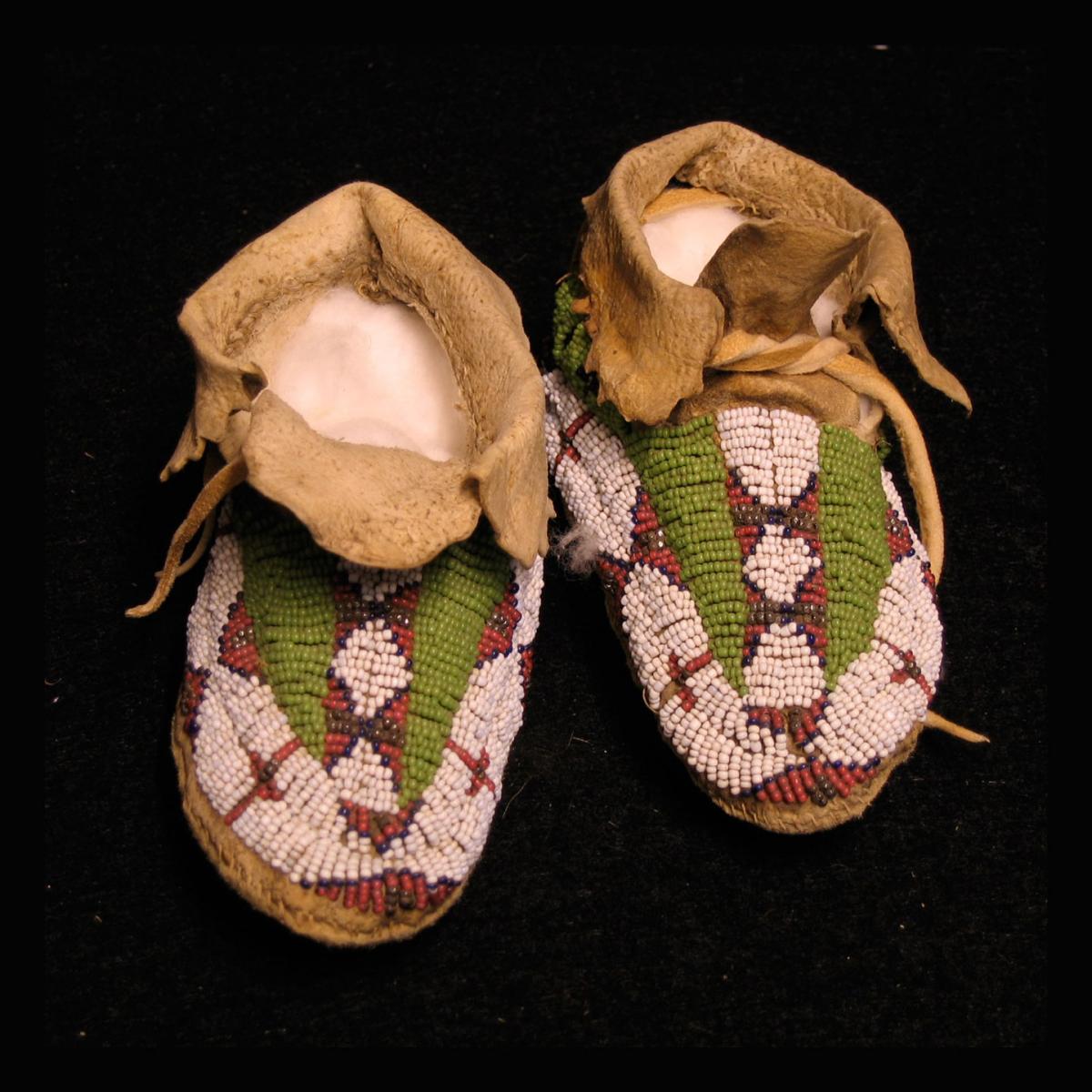 beaded moccasins