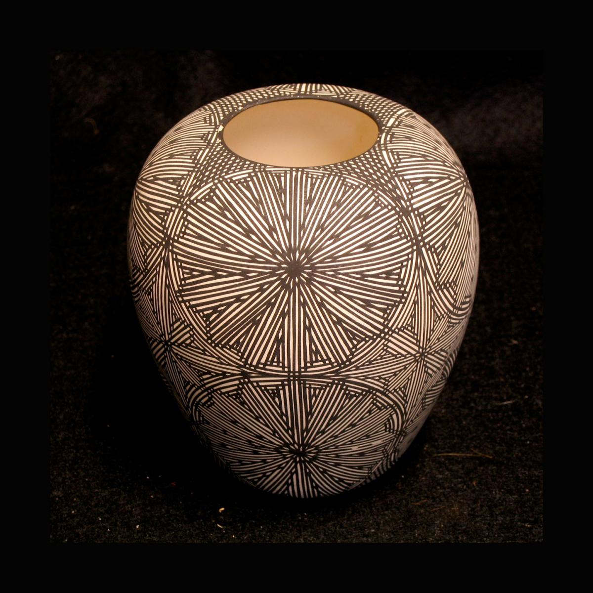 Acoma Op Art Vase