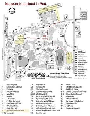 Campus Map with Parking Suggestions - Thumbnail 