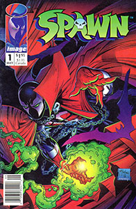 Spawn comic book cover image 