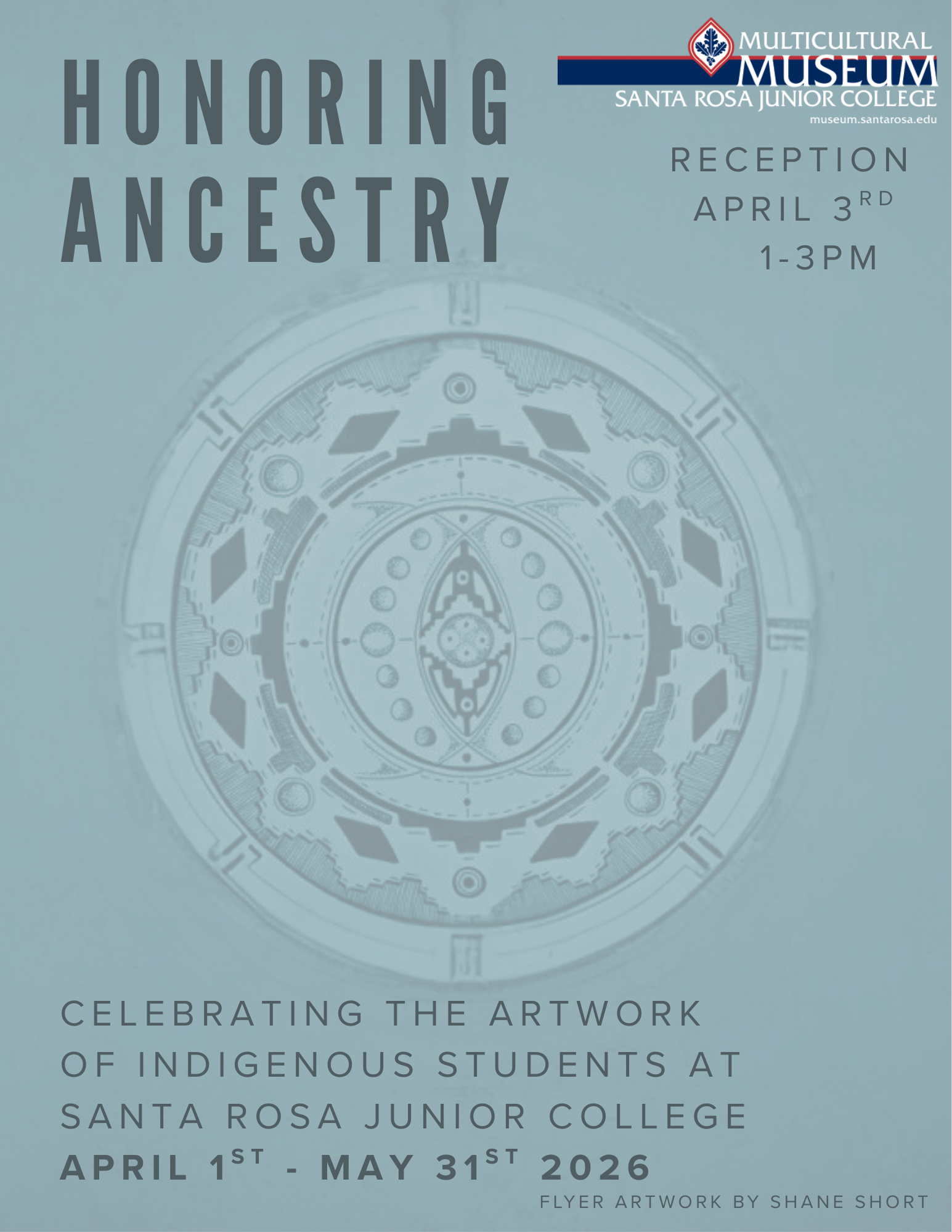 Honoring Ancestry Flyer featuring the art of Shane Short