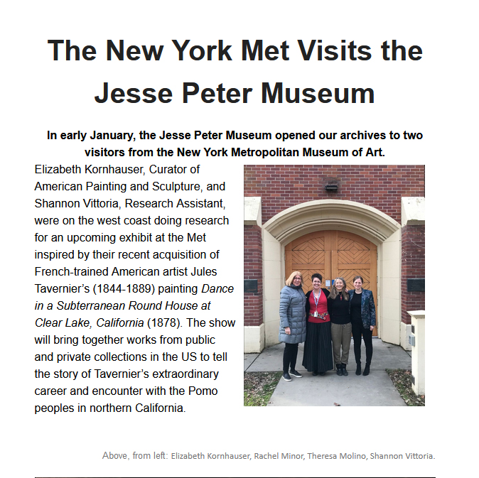 New York Met Visit Announcement